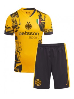 Inter Milan Ausweichtrikot für Kinder 2024-25 Kurzarm (+ Kurze Hosen)